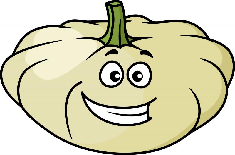 a gourd with a smiling face and bright eyes